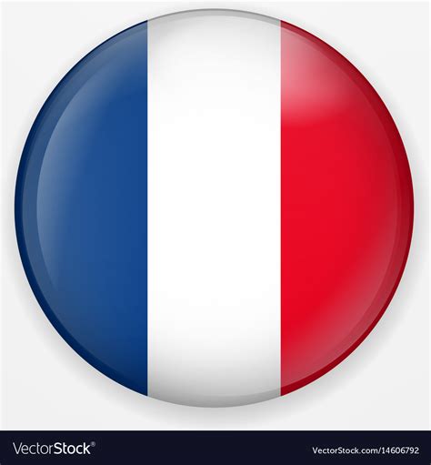 france flag circle shape